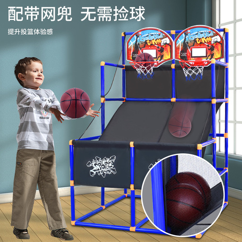 Indoor Large Basketball Hoop for Kids, with Ample Storage, Basketball Toy for Home and Outdoor Sports