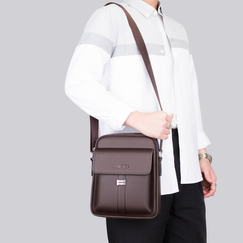New Men's Single Shoulder Crossbody Bag Small Handbag Casual Trendy Single Shoulder Bag