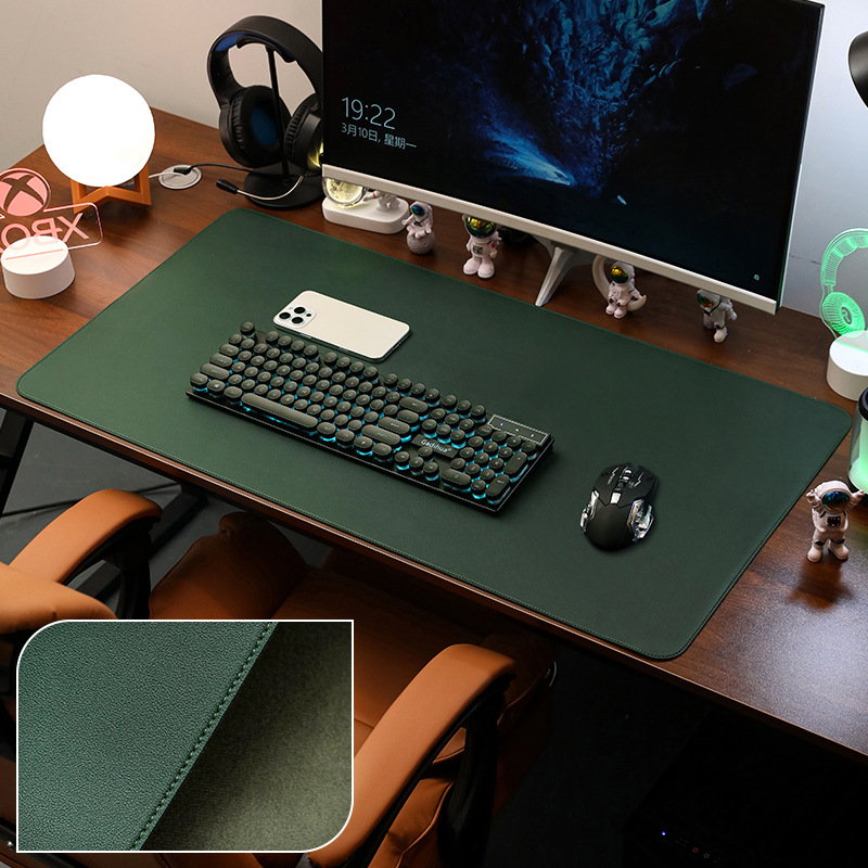 Ventas transfronterizas calientes de corteza almohadilla de ratón super grande impermeable a prueba de agua almohadilla de escritorio de computadora fuente de logotipo de fábrica stock