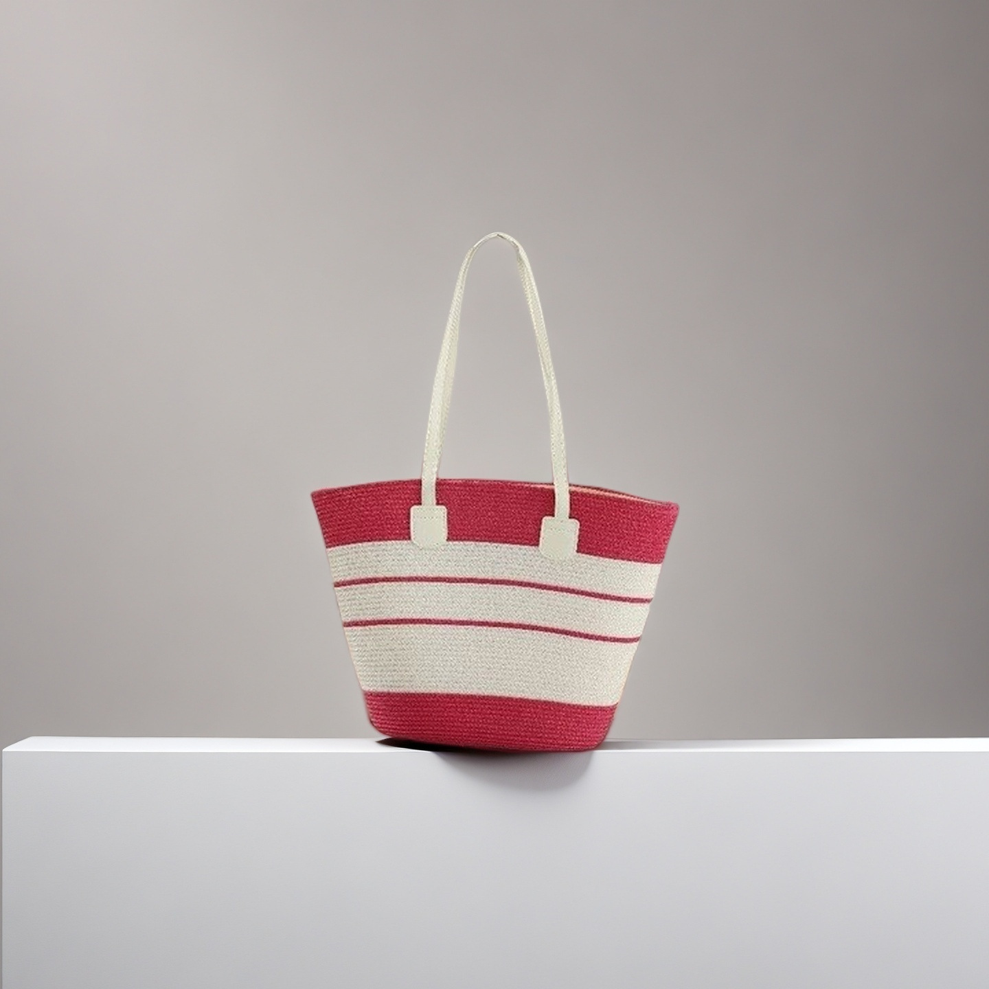 Bolso de paja femenino verano estilo ins 2024 nuevo estilo playa playa playa al aire libre vacaciones bolso de hombro de gran capacidad