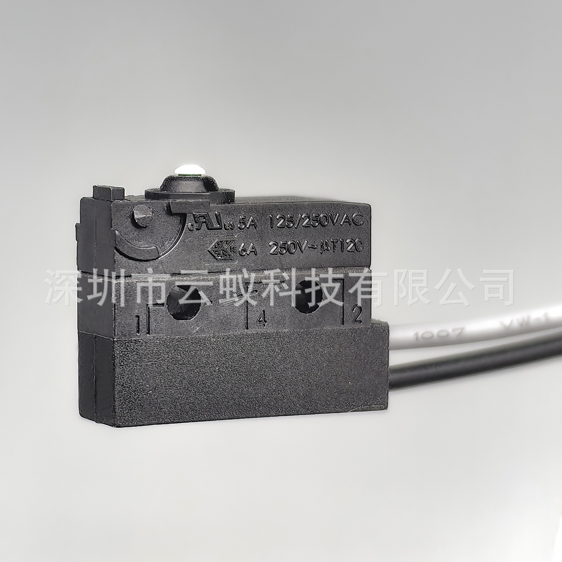 ZIPPY19.8带线常闭电动工具风力发电防水微动开关DC1D2SWIP67防水