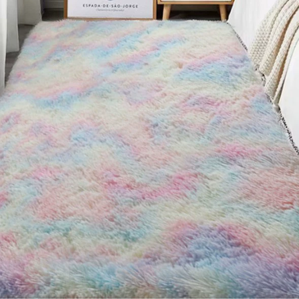 Rectangular Gradient Rug, Nordic Style, plush microfiber, multiple sizes 40×60–200×400 cm