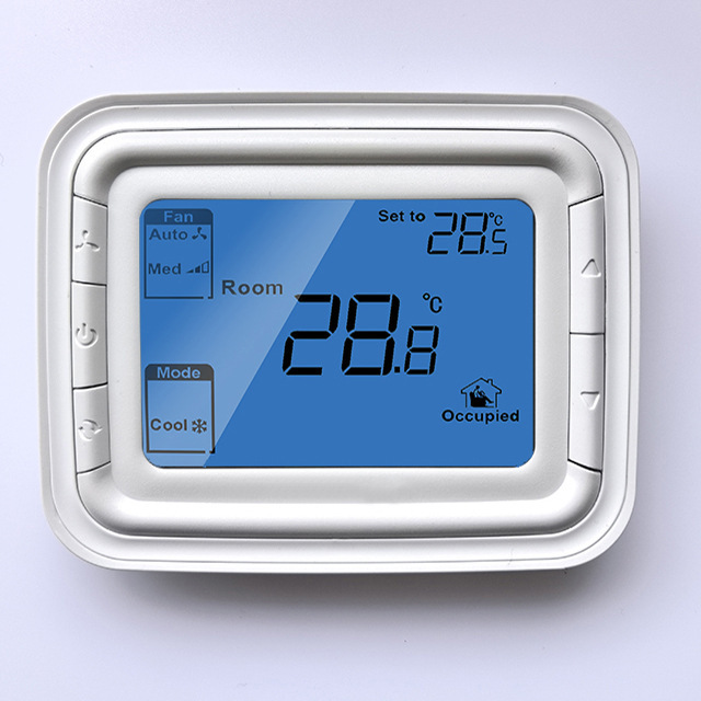 Digital Lcd Thermostat T6861 Series Fan Coil Controller Ac220Vac24V Digital Lcd Thermostat T6861 Series Fan Coil Controller Ac220Vac24V