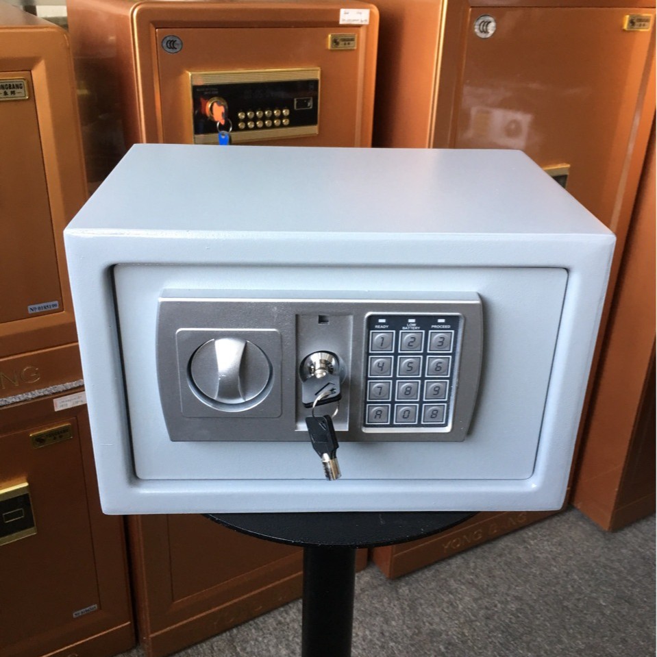 厂家保险柜新款防火小型全钢私人家用电子密码保险箱外贸货源款