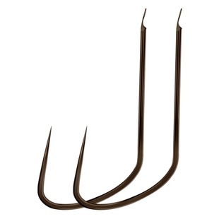 Bulk butterfly trough competitive wolf Carp Hook strong tension black pit back pot fish Brown gold titanium alloy thin strip fishing hook