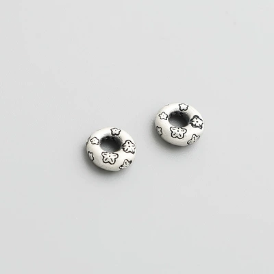 S925 sterling silver retro Zərgərlik ara hissələri