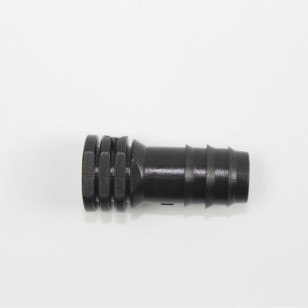 Nuevo material 16 PE tubo púas tapón conector de microrroyección de goteo tubo PE conector de cola tapón conector image 5