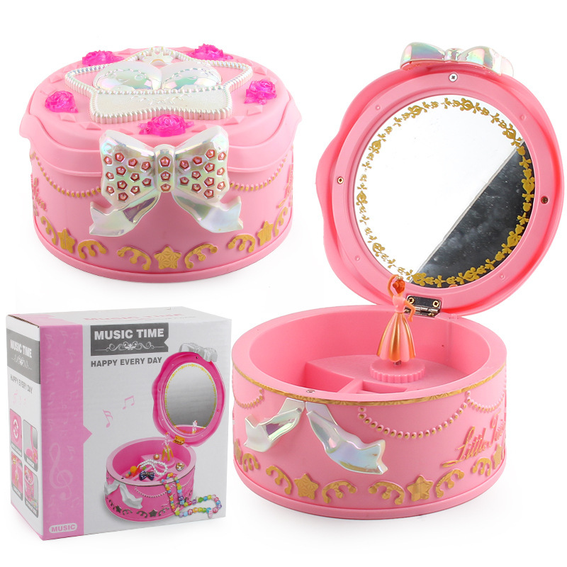 Girl Toys Music Box Series Revolving Ballet Music Box Personalized DIY Dancing Music Box