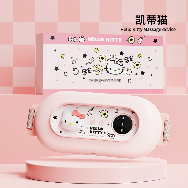 DS01-2 サンリオ ウォームベルト 女の子用 ウォームベルト 腹痛 月経温湿布 温熱腰保護 ウォームベルト ギフト|undefined