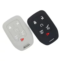 Подходит для Buick Chevrolet 6-клавишный силиконовый чехол для ключей GMC экологически чистый автомобильный чехол для ключей без логотипа автомобиля в наличии