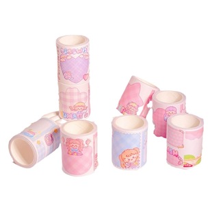 Подлинный маленький картофель Sanrio весь рулон наклеек для ручного счета можно написать бумагу для заметок полный набор лент милые наклейки с именами
