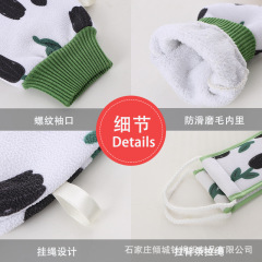Linmiao bath towel, bath brush, three-piece set, extended back strip, bath towel, bath flower, bath glove, back towel