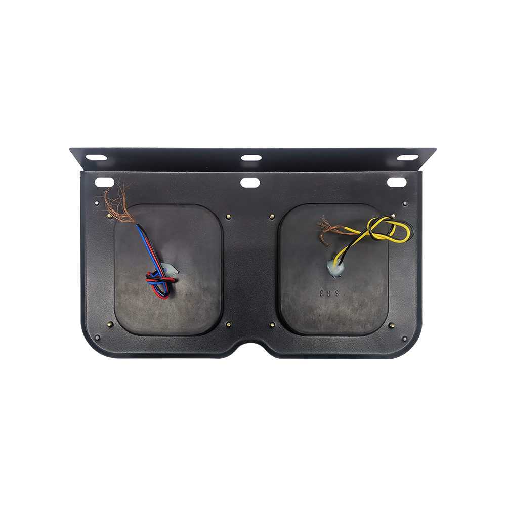 Placa de hierro lámpara de dos articulaciones Placa de hierro lámpara LED remolque LED luz trasera coche eléctrico LED luz trasera red de hierro
