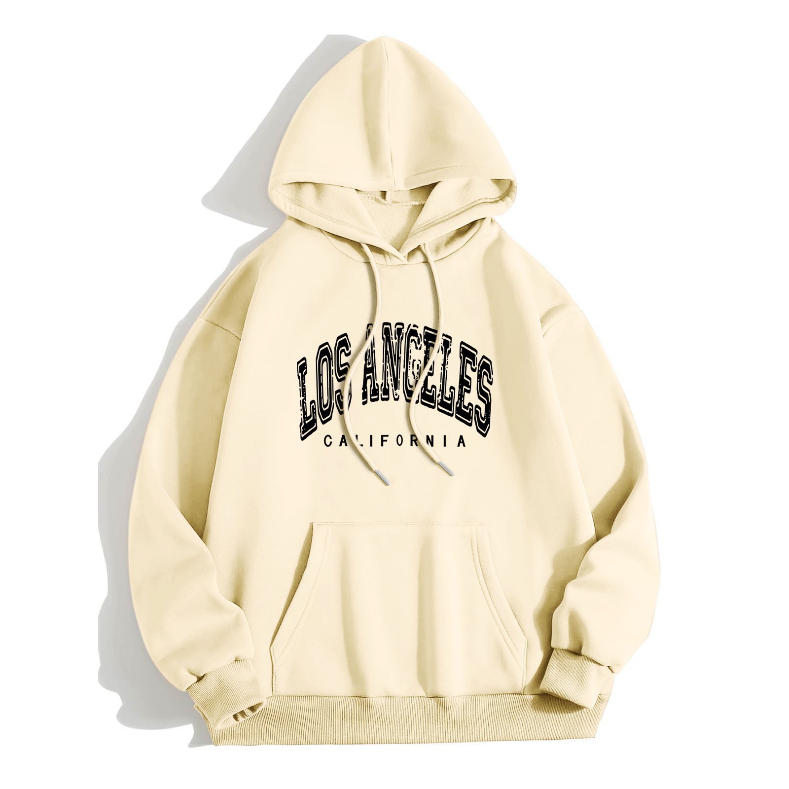 Los Angeles Letter Hoodies Mujeres Harajuku Sweatshirts Casual
