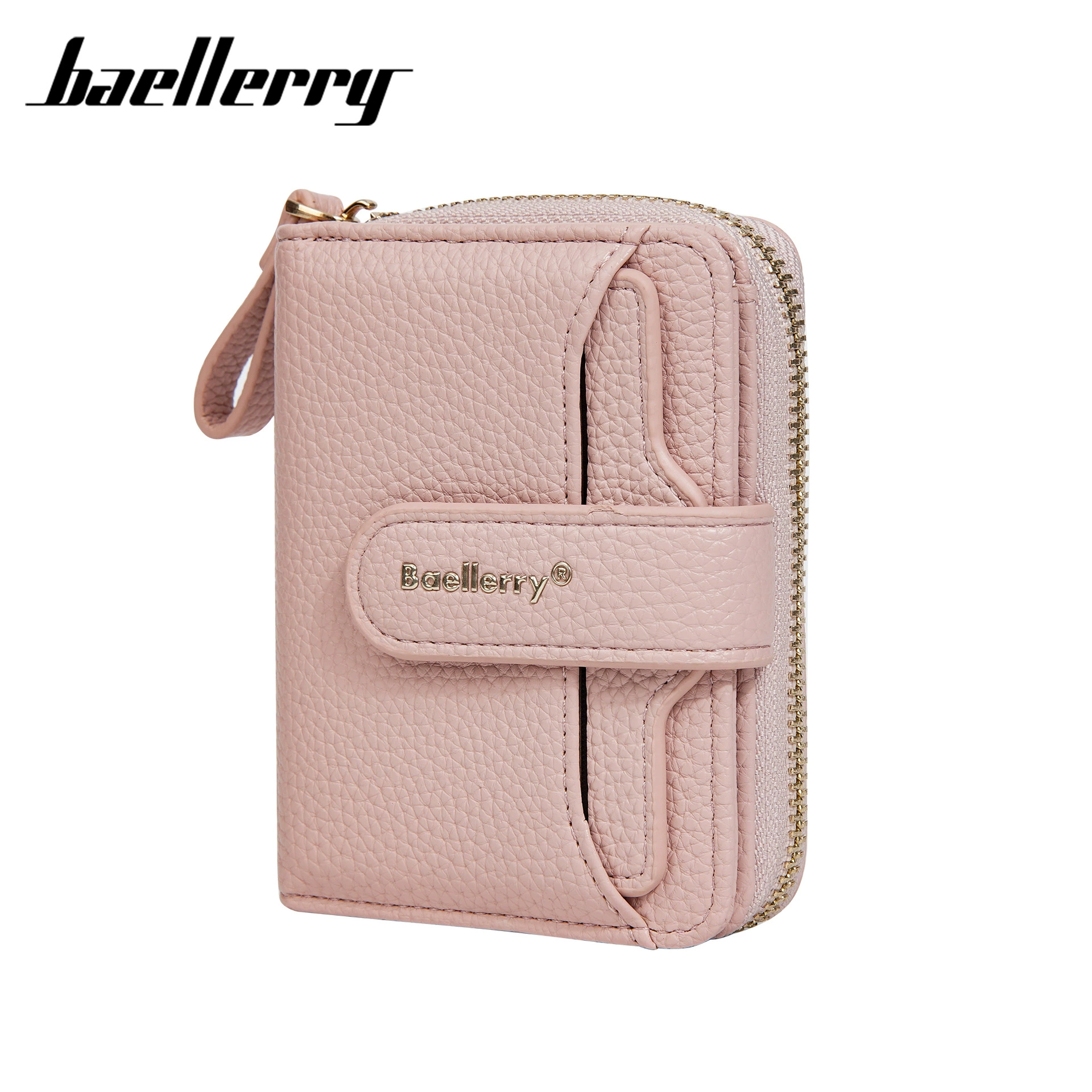 Baellerry новый короткий кошелек с узором «личи», мультикарточный кошелек для женщин