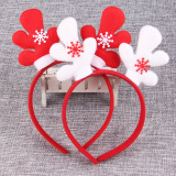 Рождественский ободок для пожилых людей, аксессуар для волос