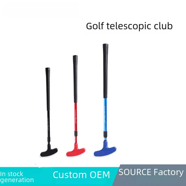 Directly Supplied from the Manufacturer, Golf Putter, Double-Sided Retractable and Adjustable with Scale, Club for Youth Practice Putting