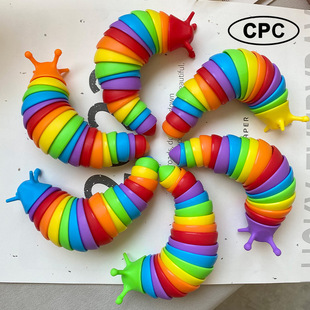 Fidget slug Decompression Caterpillar Toy Fingertips Snail Small Ornaments Children's Fun Slug Toy
