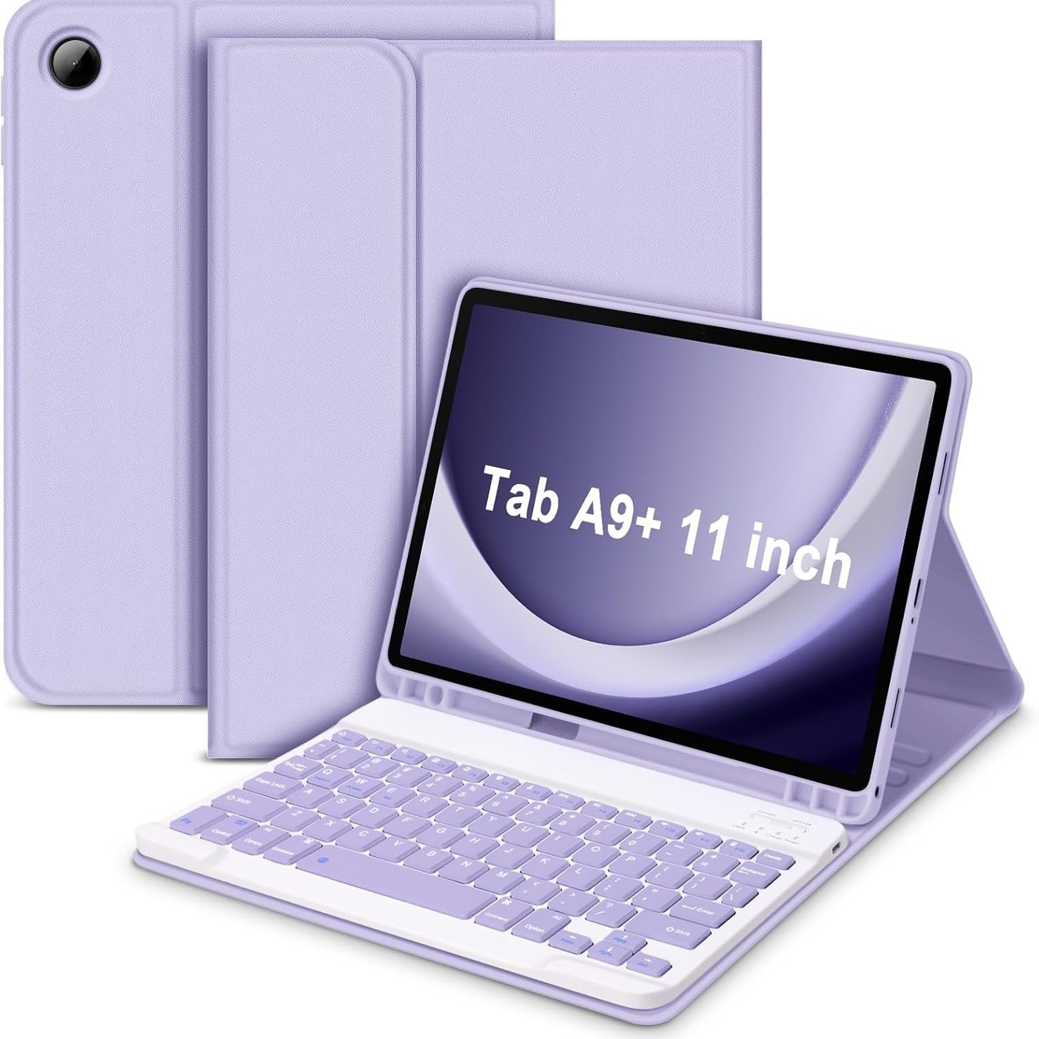 三星s10lite蓝牙键盘皮套a11plus9触控背光s11保护壳无线磁吸适用