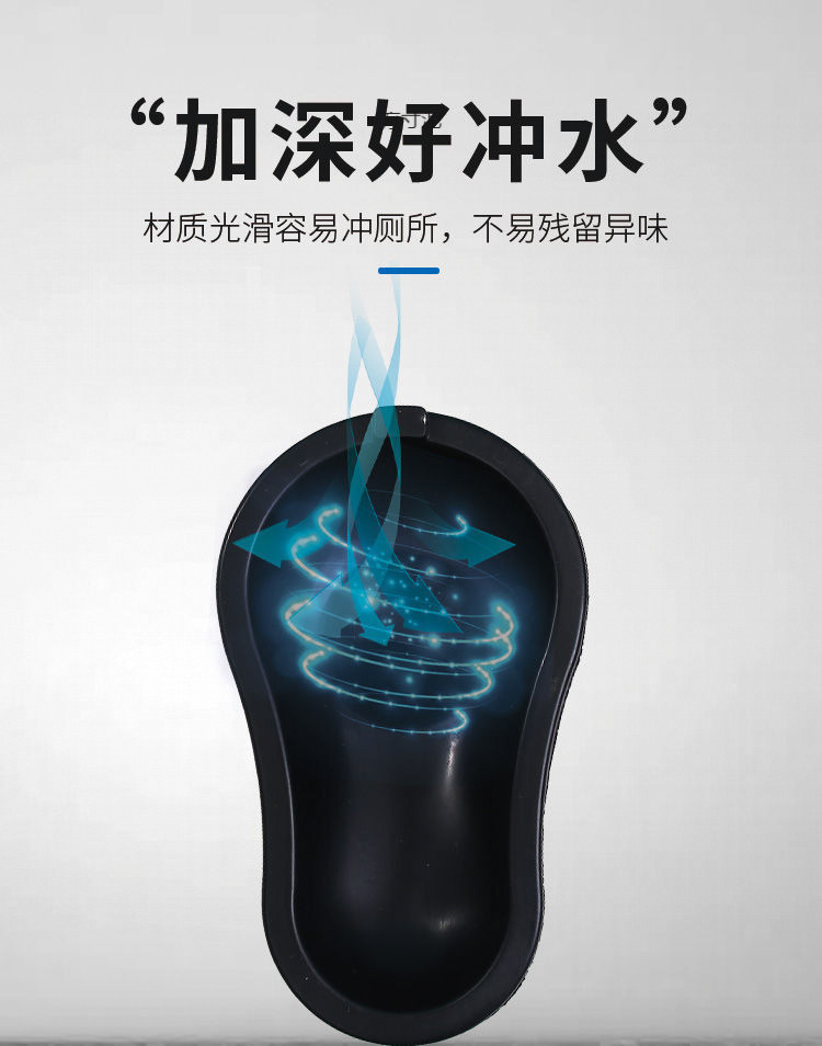 Temporary disposable simple toilet squat toilet for decoration, construction site squat toilet, plastic toilet factory supply chain wholesale undefined