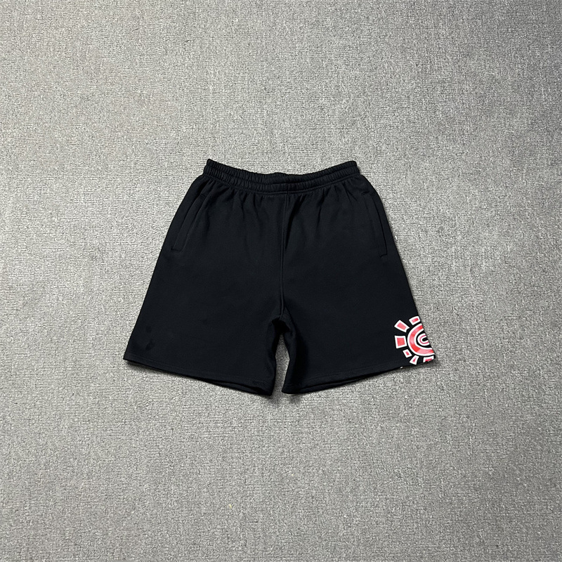 ADWYSD Sun Roll Basic Sweat Shorts Printed Black