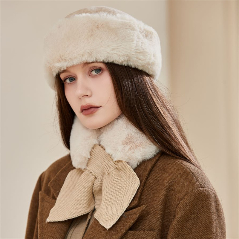 Gorro ushanka y cuello térmico para hombre peluche invierno_voghion.com