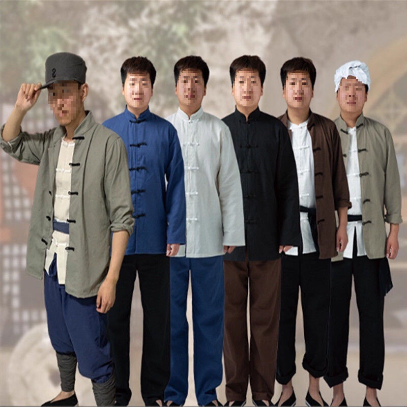 Republic of China Performance Costumes, Farmer Clothing, Commoner Clothes, Civilian Ancient Costume Store, Rural Shaanxi Folk Songs, Cotton and Linen Coarse Cloth