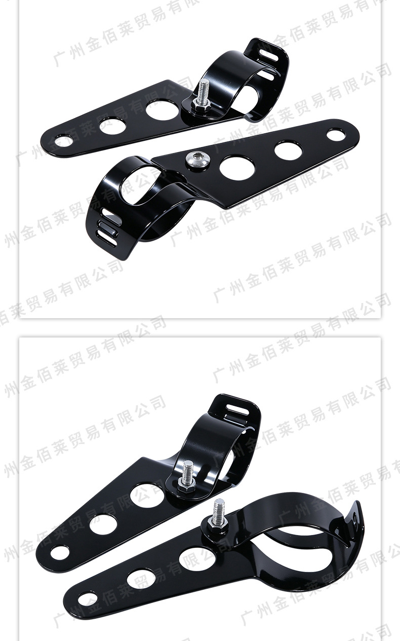 Motorcycle turn signal modification bracket Harley retro headlight bracket front fork suspension bracket headlight ear