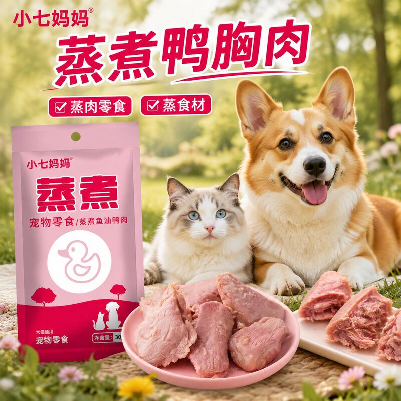 30g Pet Snacks Steamed Duck Meat Boiled Duck Breast Meat Universal Snacks for Dogs and Cats for Kittens and Adult Cats 30g Pet Snacks Steamed Duck Meat Boiled Duck Breast Meat Universal Snacks for Dogs and Cats for Kittens and Adult Cats