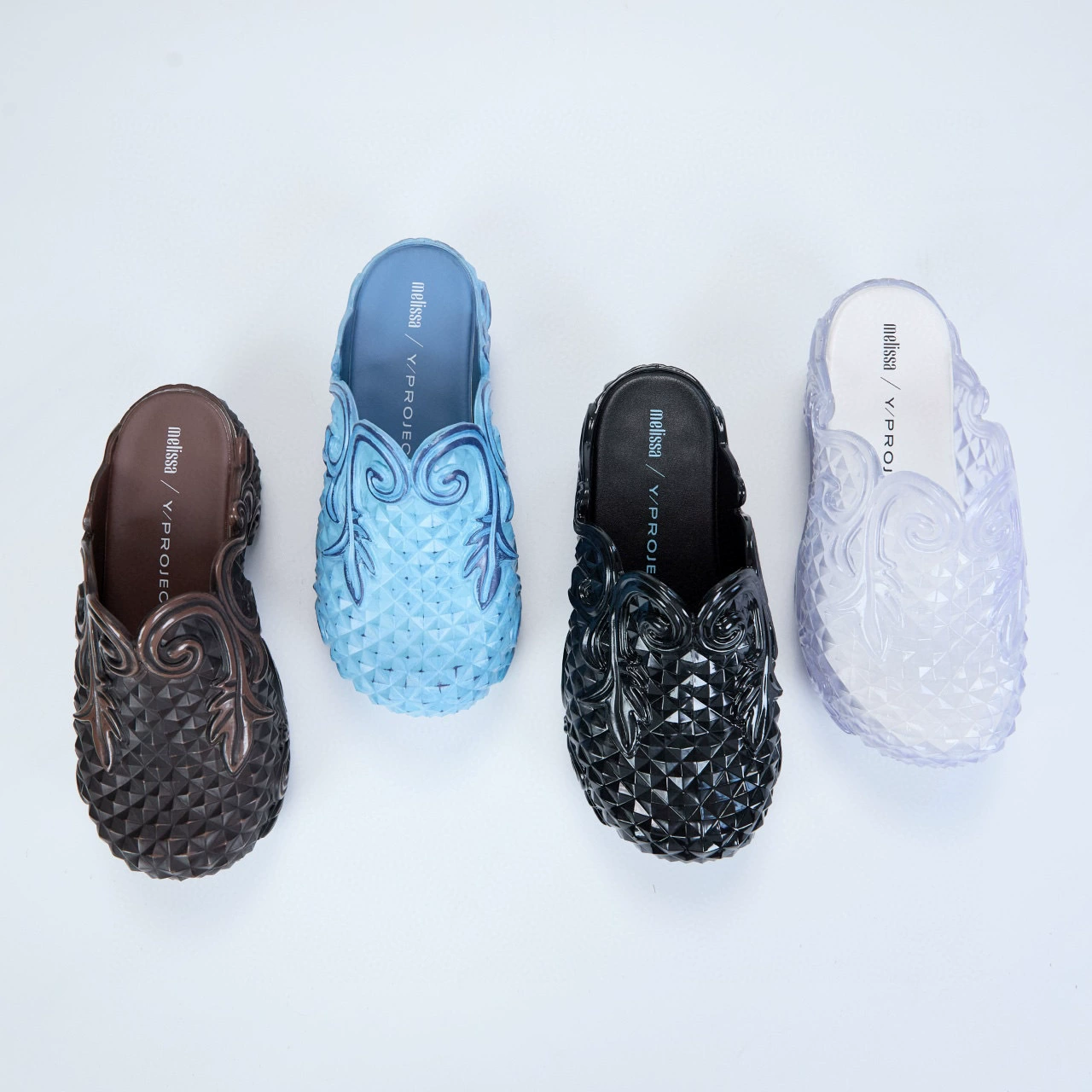 Женские босоножки на высоком толстом каблуке Mei 8sha Jelly Shoes 2025 года, новая модель в стиле Y/project.