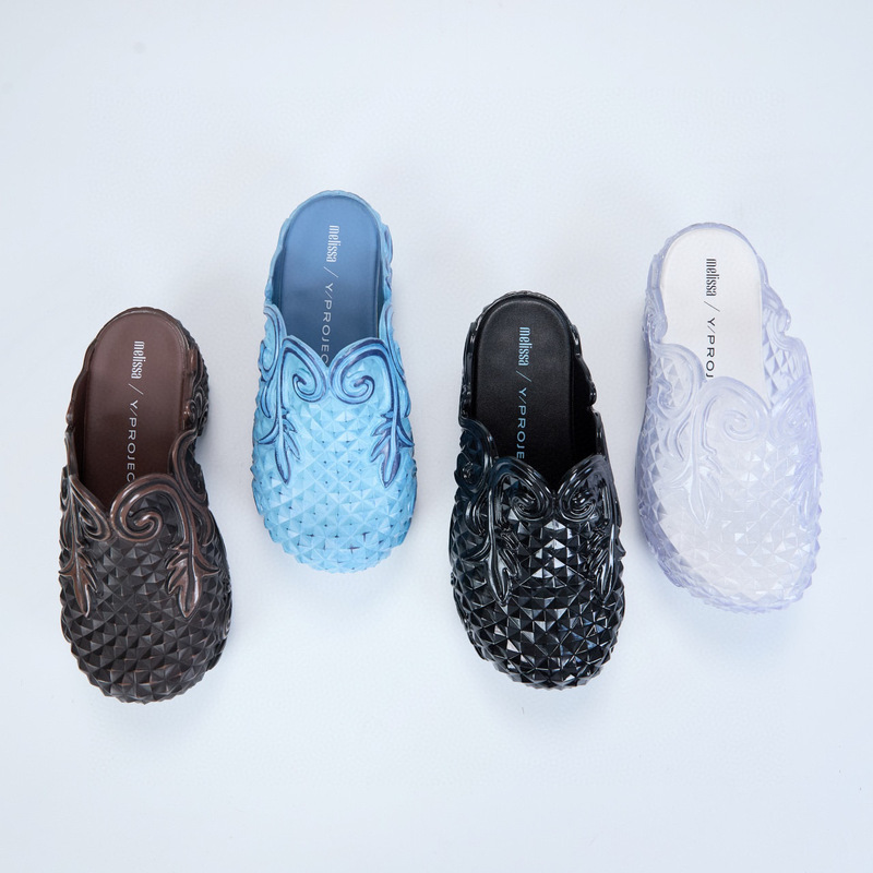 2025 New Mei 8 Sha Jelly Shoes Women's High Heels Thick Soled One-Piece Y/Project Cooperation Style 2025 New Mei 8 Sha Jelly Shoes Women's High Heels Thick Soled One-Piece Y/Project Cooperation Style