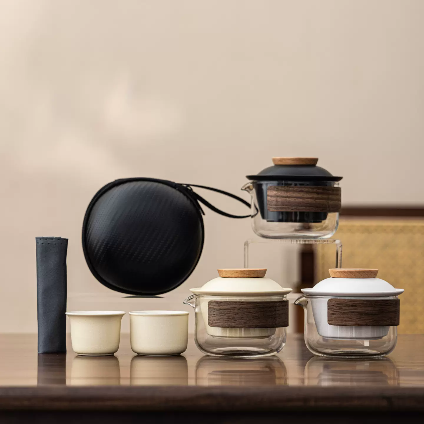 陶瓷旅行茶具便携式小套装户外快客杯功夫礼品伴手礼定制LOGO商务