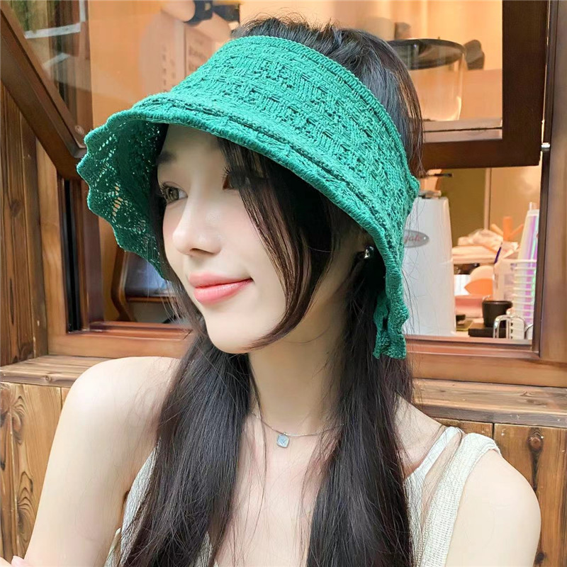 Women's Elegant Basic Solid Color Flat Eaves Sun Hat display picture 7