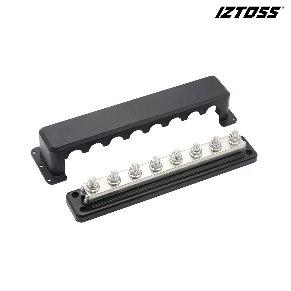 Модифицированный высокотоковый шинопровод 600А для автодомов и яхт, прямой ряд из 8 штифтов 3/8 дюйма, в наличии