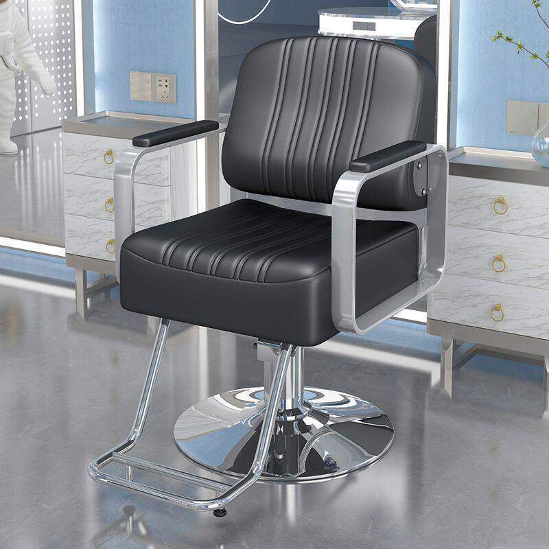 Silla de barbería red red de barbería de marea roja silla de corte de pelo salón de peluquería especial silla de corte de pelo elevable asiento de caída silla de barbería