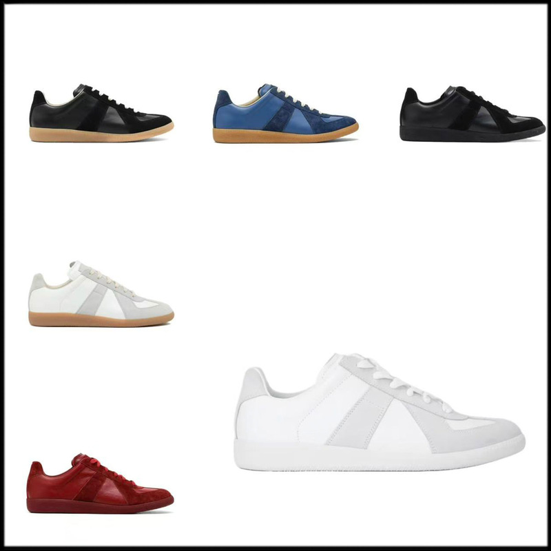 Foreign trade Margiela training shoes Calfskin cross-border Mason fashion sneakers low-top unisex shoes trendy sports shoes