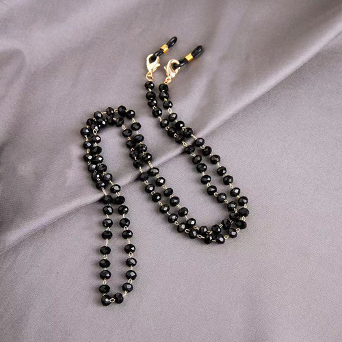  new European and American glasses chain, anti-lost beaded glasses chain, metal glasses chain lanyard, hanging neck glasses rope