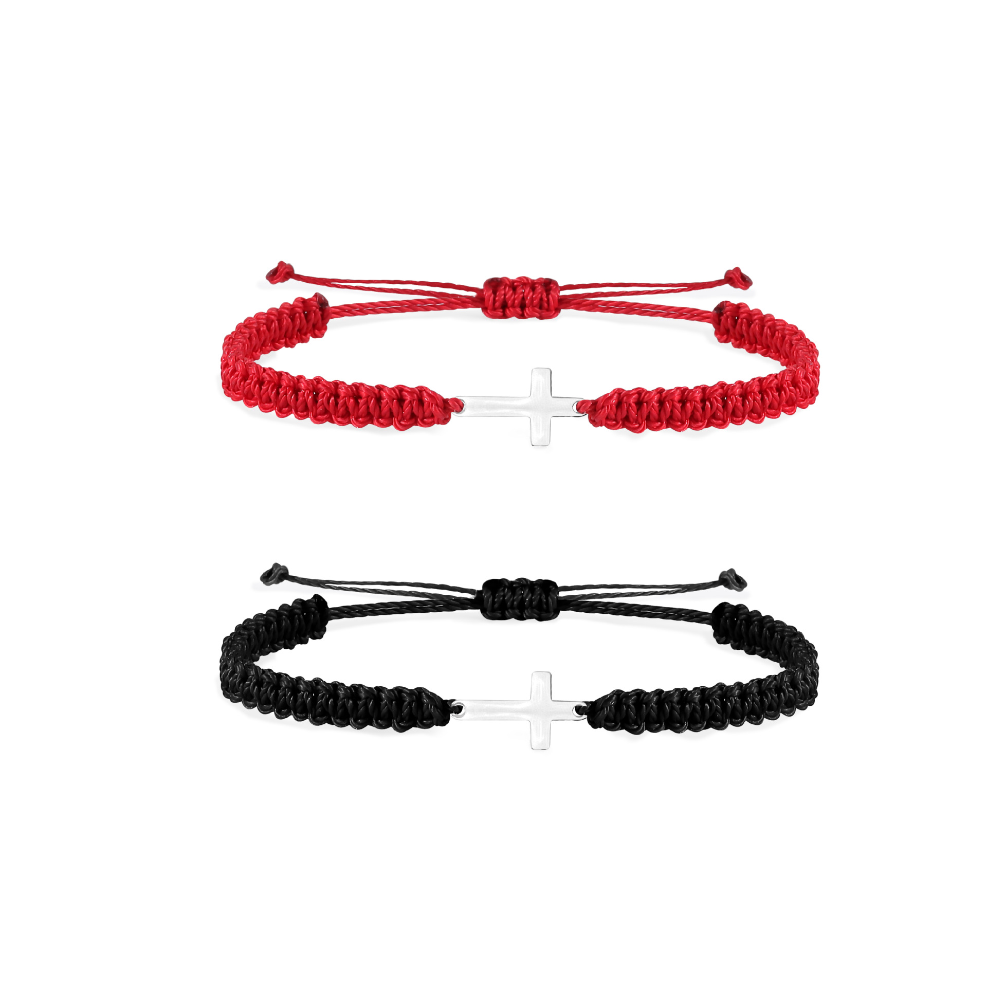 Rétro Traverser Acier Inoxydable Corde Bracelets display picture 1