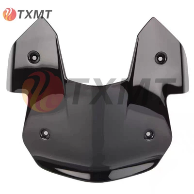 Suitable for Ktm 1050 1090 1190 Adventure R Modified Motorcycle Front Windshield (Motorcycle front windshield) - smoked-black
