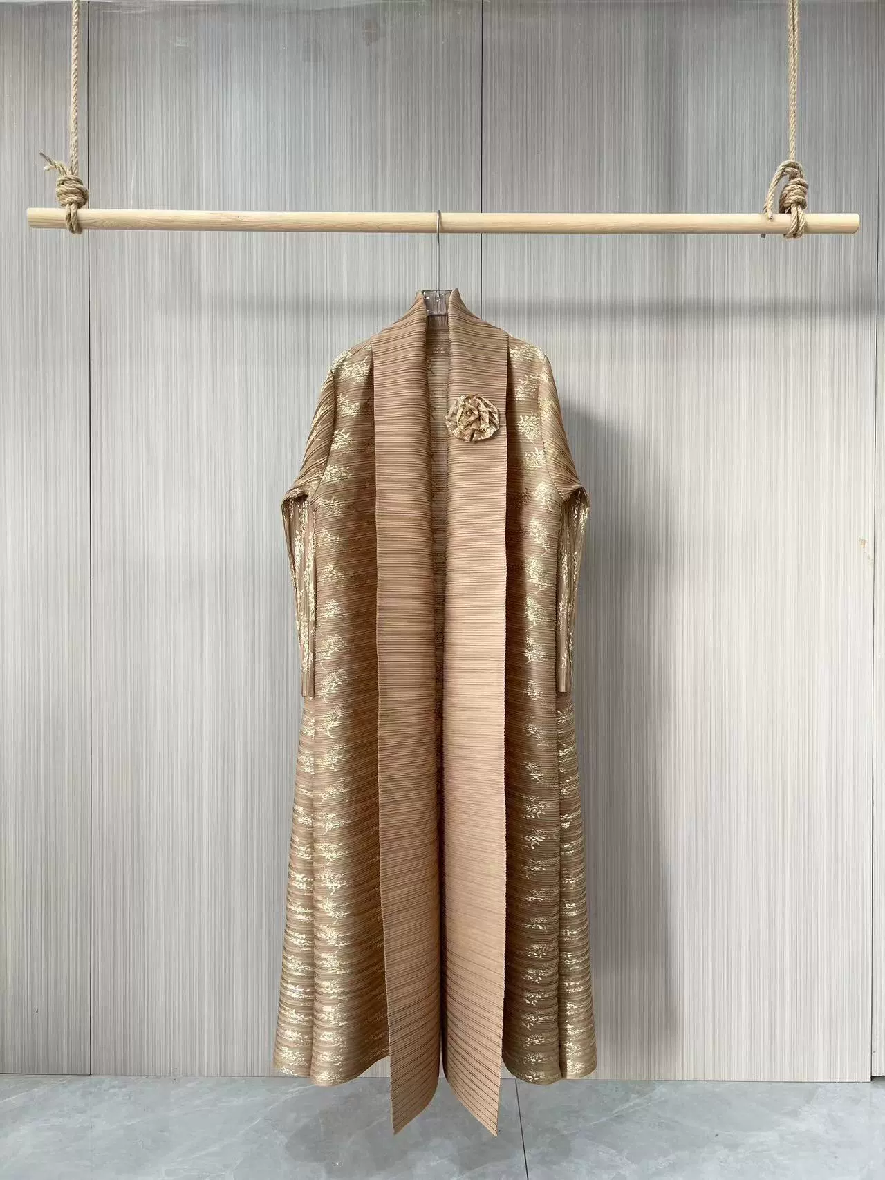 Абая (Дубай) Miyake пальцевая кардиган-куртка — женская длинная складчатая абая, размеры до 152 см