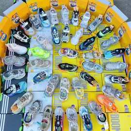 儿童运动鞋女童皮面防水鞋杂款秋季儿童透气休闲鞋软底男孩老爹鞋