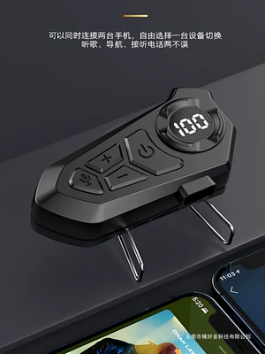 Helmet Bluetooth Headset with Built-In Car helmet