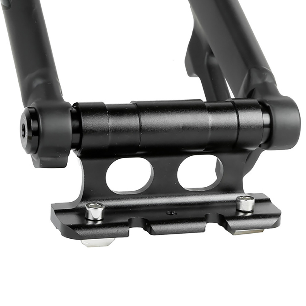 Bicicleta de transporte de coche-Soporte de horquilla delantera fija-soporte de techo de coche soporte de horquilla delantera de eje de barril de liberación rápida