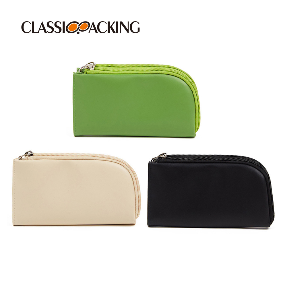 Bolso de moneda de estudiante simple de moda al por mayor bolsa de almacenamiento de gran capacidad de material de PVC ins billetera multifuncional para mujer