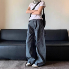 2025港风潮男春秋季新款个性字母牛仔裤嘻哈ins高街潮流痞帅长裤