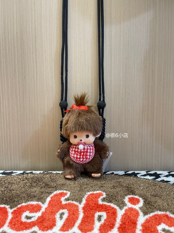 モンキーチェリー ぬいぐるみ かわいい 韓国風 クロスボディ 携帯電話バッククリップ 人形 携帯電話ケース ストラップ付き|undefined