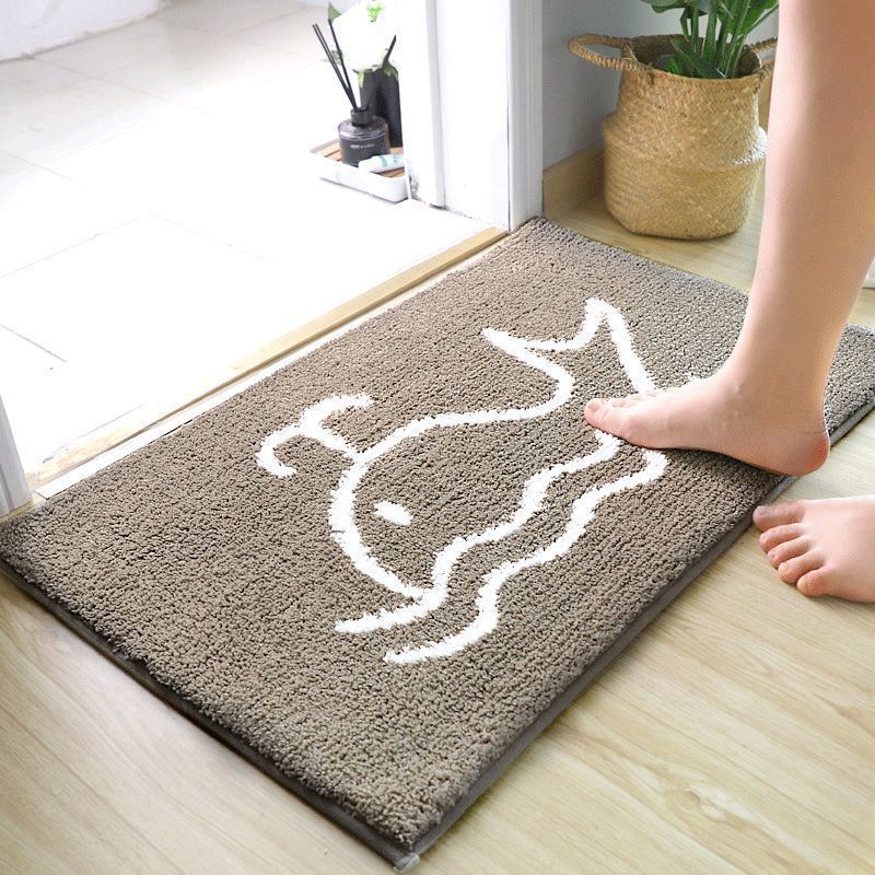 Cross-Border Imitation Sheep Household Bathroom Absorbent Mat Simple Entrance Door Mat Can Be Used as a Sofa Easy-To-Clean Carpet Manufacturer Specializes in