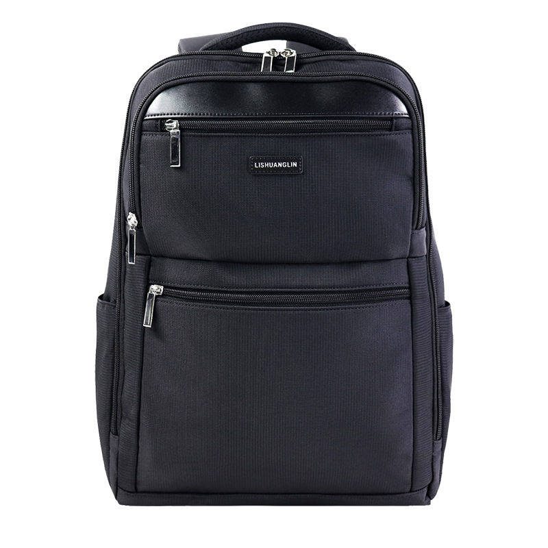Amazon's new high-quality backpack made of polyester Oxford fabric with microfiber stitching, men's business commuter backpack