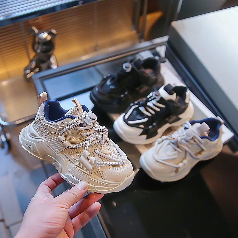 Otroške superge Tekaški copati za fante Dihajoči dekliški čevlji za prosti čas Osebni čevlji za očke nedrseči_voghion.com