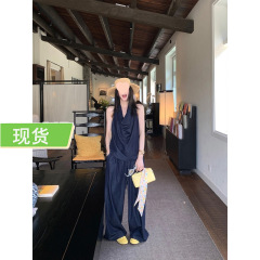 Ouyang Laqianfeng カジュアルパンツ女性の夏薄いワイドレッグパンツハイウエストフロアレングスパンツルーズストレートパンツ
